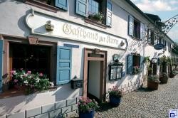 Eingangsbereich des Hotel-Gasthaus Krone