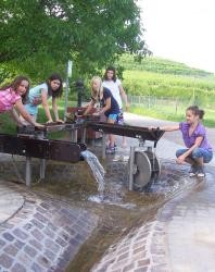 Kinderspielbereich des Schambachtal-Erlebnispfad
