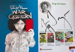 Autogrammkarte des Autors Jörg Isermeyer