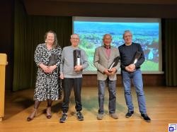 Das Filmteam auf der Bühne