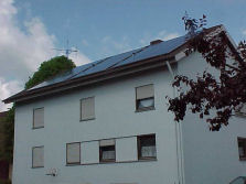 Solaranlage auf dem Gebäude der Rathausstraße 2